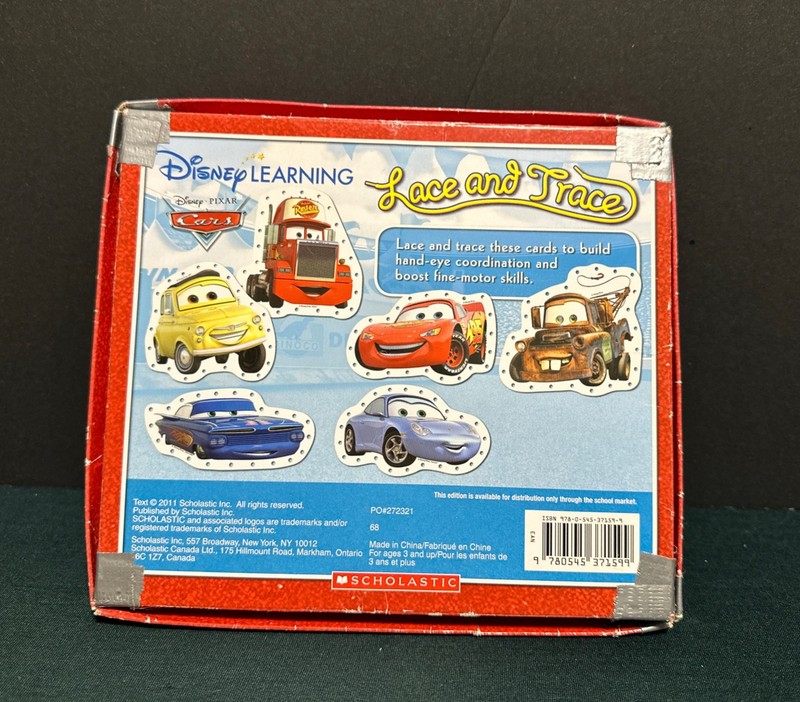 Disney Learning Pixar CARS - Lace And Learn Kid Activity Game “READ” gallery