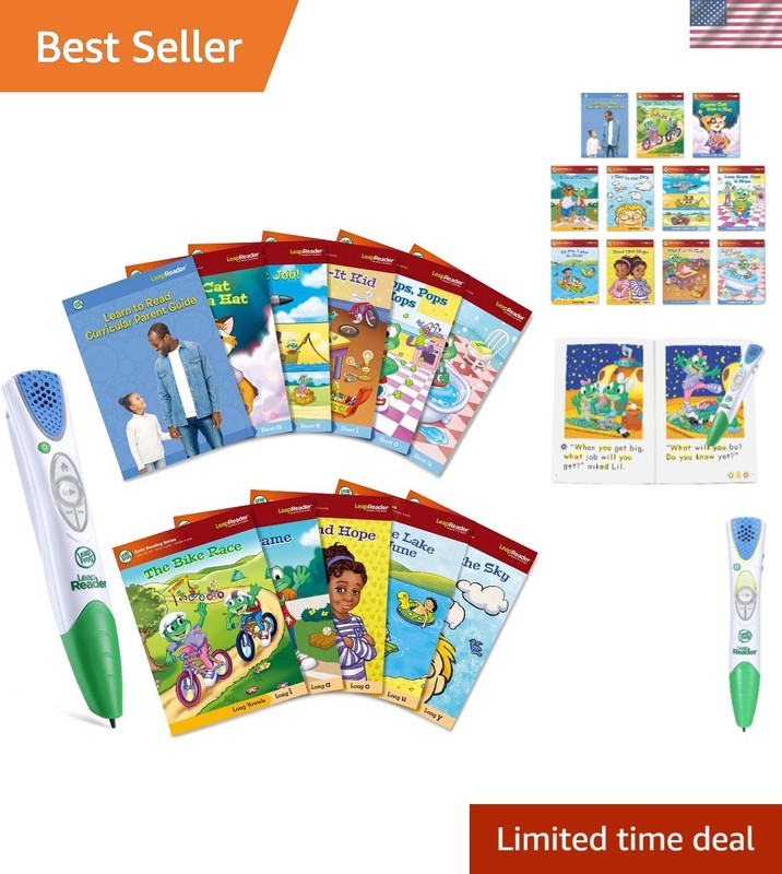 Ultimate LeapReader System: 10 Early Reading Books & Interactive Learning Tools