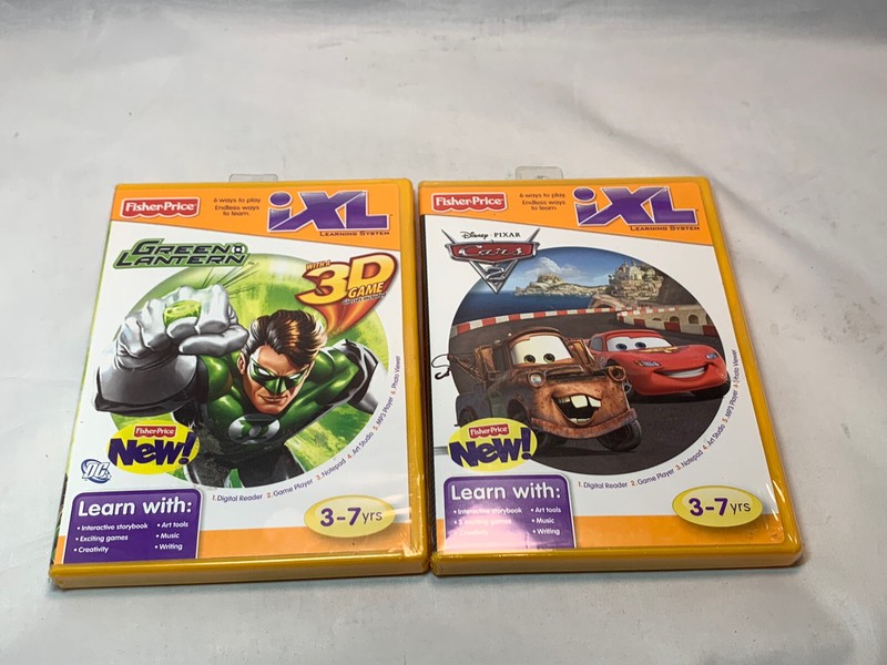 Fisher Price iXL Learning System Games Lot of 2 New Sealed