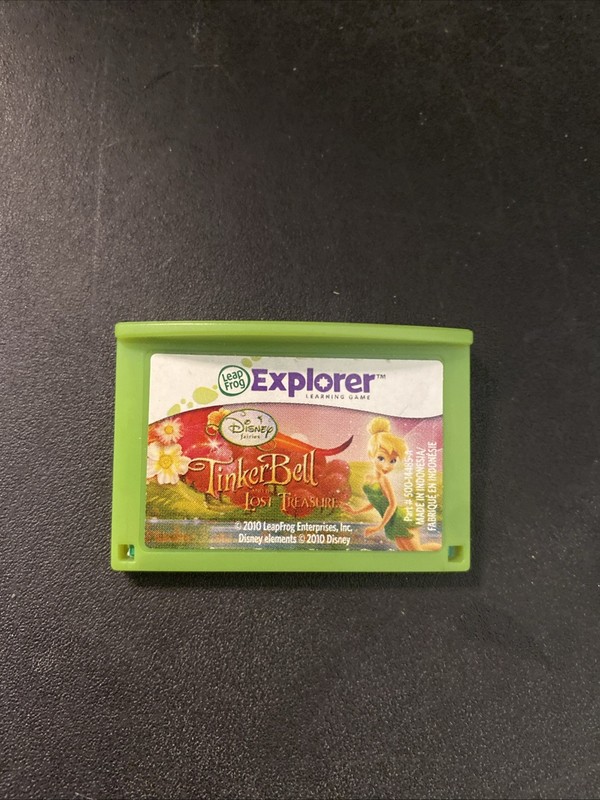 Leap Frog Leapster Leap Pad Explorer Game TinkerBell Lost Treasure 5-9 Yrs
