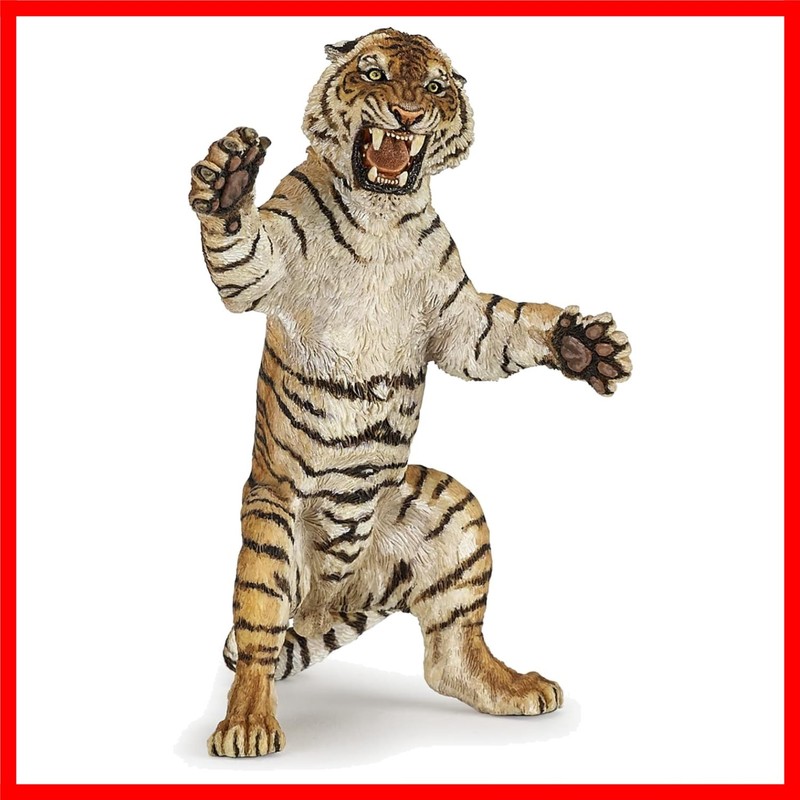 Papo – Standing Tiger Figurine – 3 Old – Wildlife Collection – H