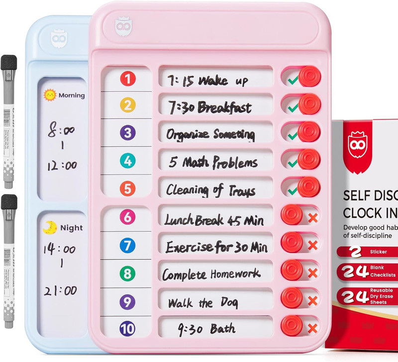 Chores Chart for Kids to Do List Checklist Chore Board ADHD Tools Magnetic Chore gallery