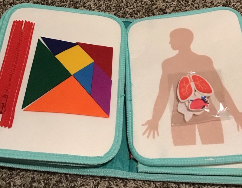 Busy Board Activity Sensory Book for Toddlers Montessori Early Learning NEW gallery