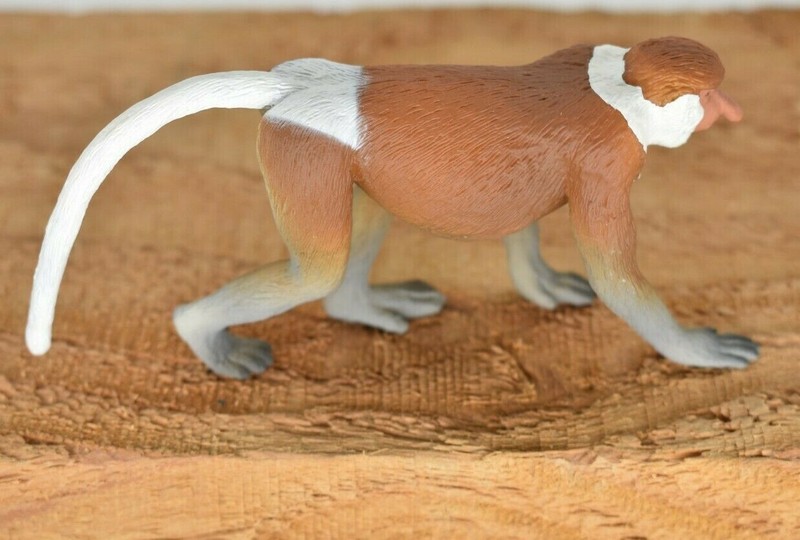 Monkey, Proboscis Realistic Toy Model Plastic Replica Animal Kids Gift 4.5" M089 gallery