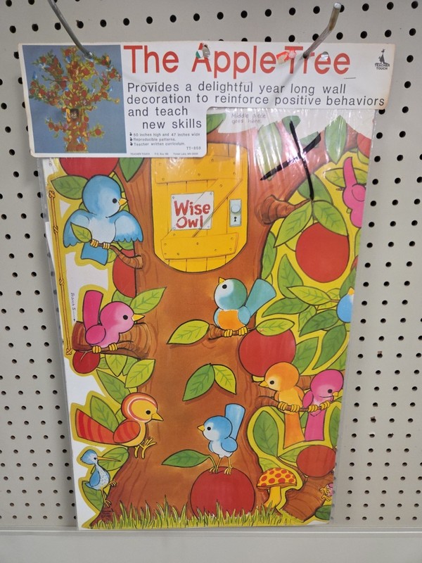 Vintage 1988 The Apple Tree Poster By Teacher Touch