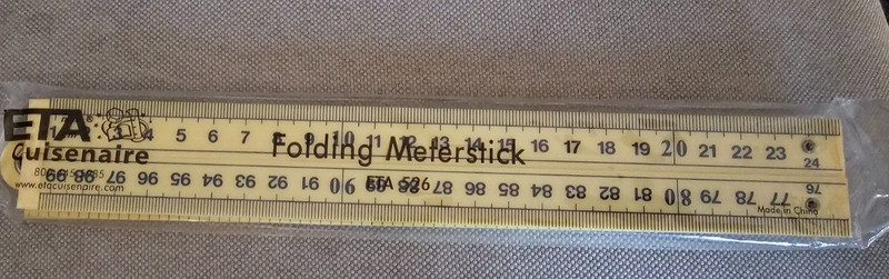 NEW Folding Meter Stick – ETA Cuisenaire – NIP