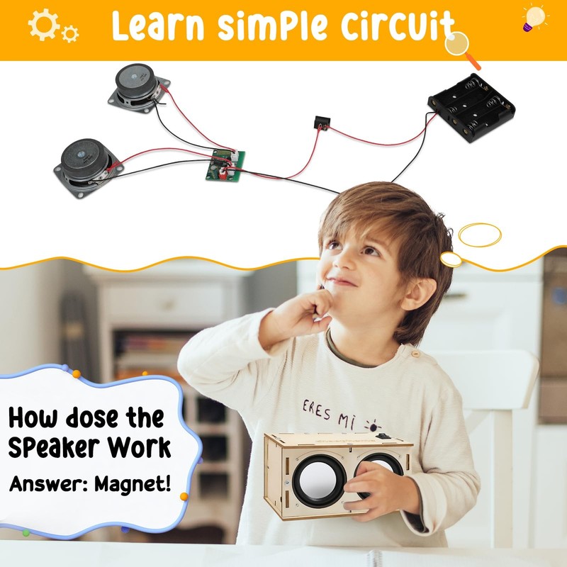 Stem Projects Toys for Boys age 8-12 12-14 Science Kit Building Own Bluetooth... gallery