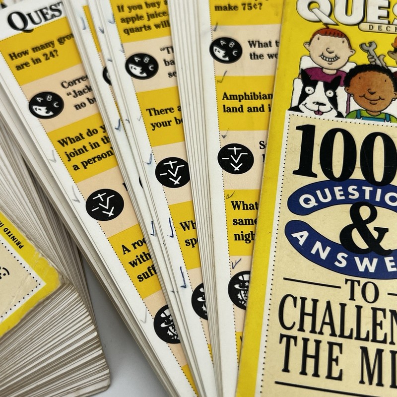 Lot of 8 Brain Quest Card Decks 2012 & 1990s - Ages 5 & Up Kinder - 6th grade gallery