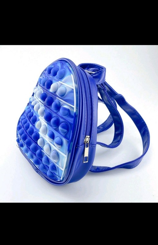 Dark Blue Poppit Backpack