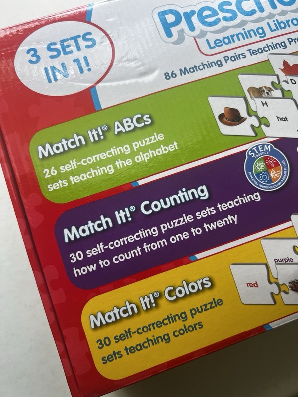 Preschool Learning Library Educational Learning Sets- ABCs, Counting, Colors gallery