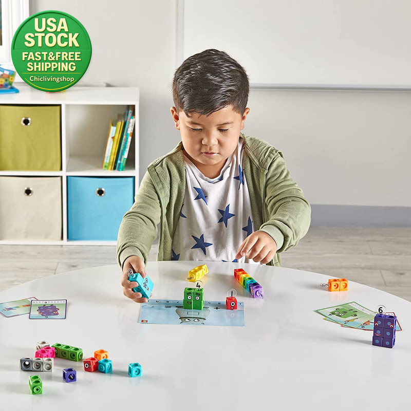 Mathlink Cubes Numberblocks Activity Set 30 Preschool Learning Counting Blocks gallery