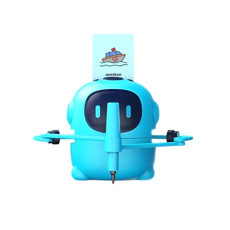 Cute Smart Robot Drawing Machine for Kids - With Drawing Cards gallery