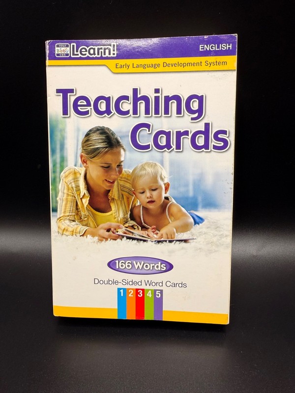 Your Baby Can Learn! Teaching Cards 166 Words Double-Sided by Robert Titzer