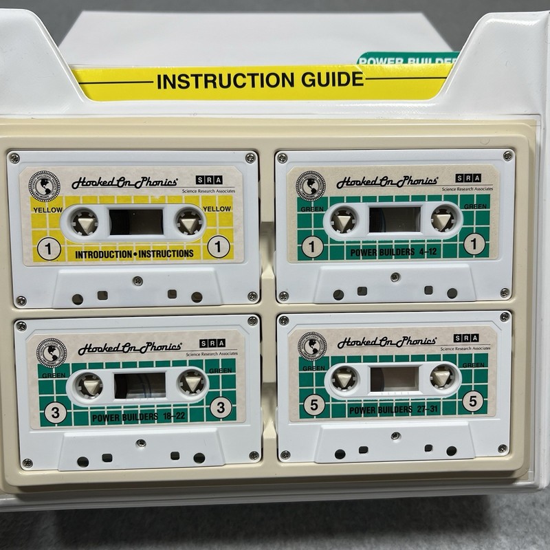 Vintage Hooked on Phonics Reading Power SRA Complete Set gallery