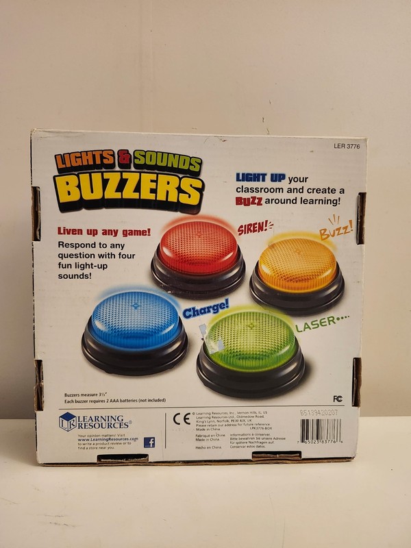 Learning Resources Lights & Sounds Buzzers Various Sounds and Colors gallery