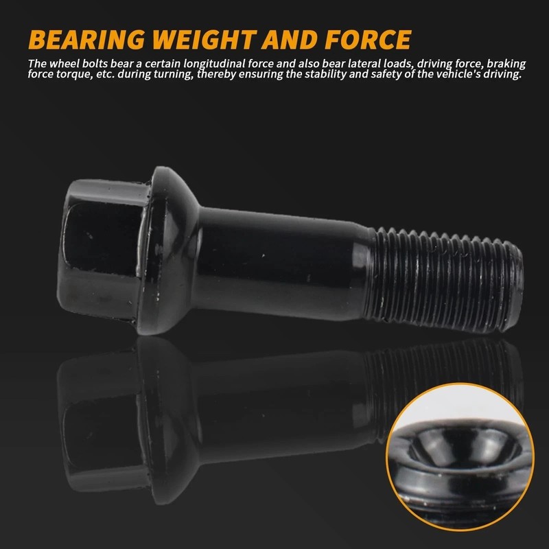 22pcs M14 X 1.5 Wheel Lug Bolts Nuts Kit 2005-2023 for Benz W166 GLE 320 GLE ... gallery