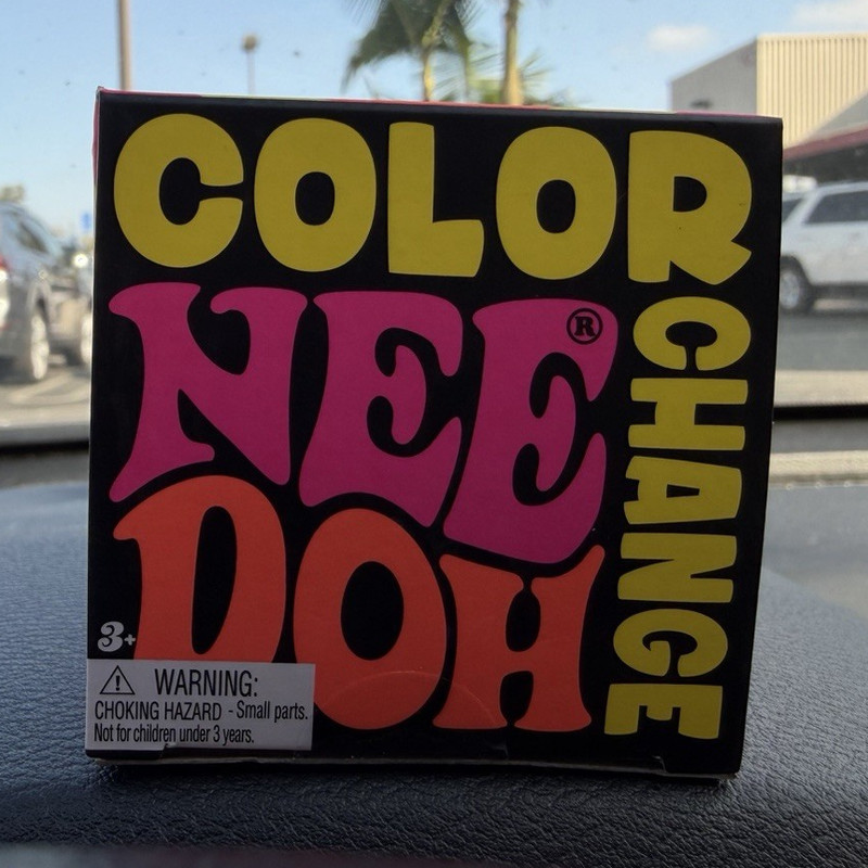 Schylling Color Change NeeDoh Groovy Glob Tactile Squeeze Toy
