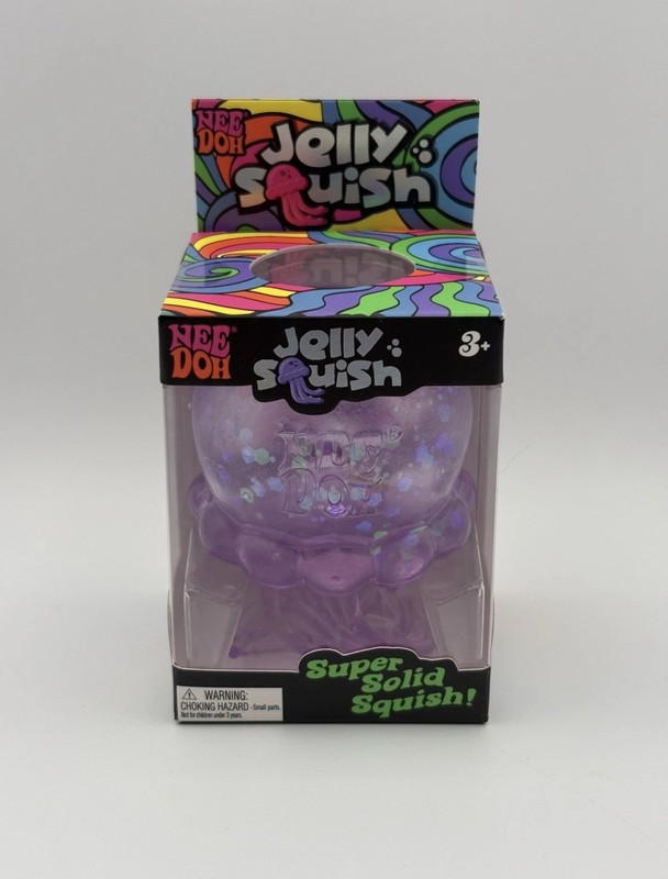 AUTHENTIC Schylling NeeDoh Jelly Squish purple – Jellyfish, Ships FAST!