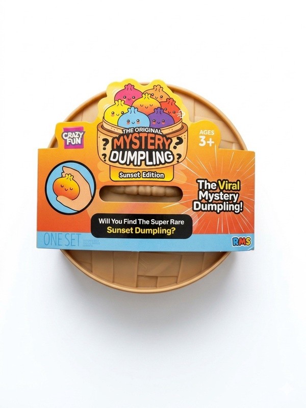 1x New! RMS Crazy Fun 🌇 Sunset Edition Original Viral Mystery Dumpling Squishy