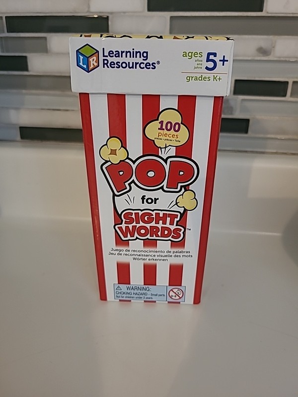 Learning Resources – POP For Sight Words Game Ages 5+ For 2 to 4 players