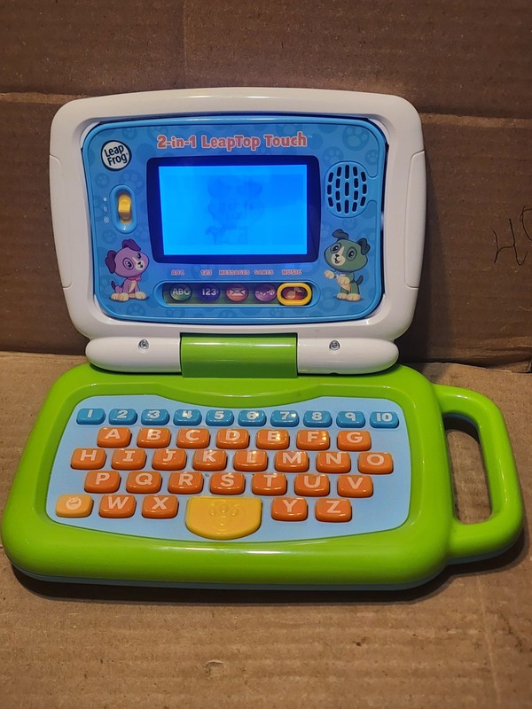 LeapFrog 2-in-1 LeapTop Touch Pretend Laptop & Tablet Learning Vocabulary + gallery