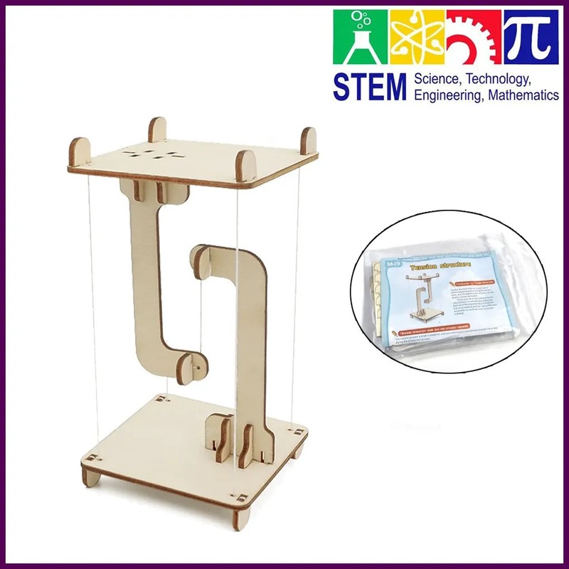 Toys DIY Anti-Gravity Tensegrity Structure Floating Table Wooden Science