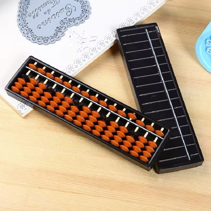 2-pack Abacus Soroban Chinese Japanese Counting Tools 15 Digit Rods Standard