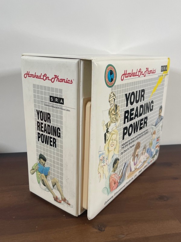 Hooked on Phonics Reading Power SRA Cassettes Booklet Key Set 1992 Vintage gallery