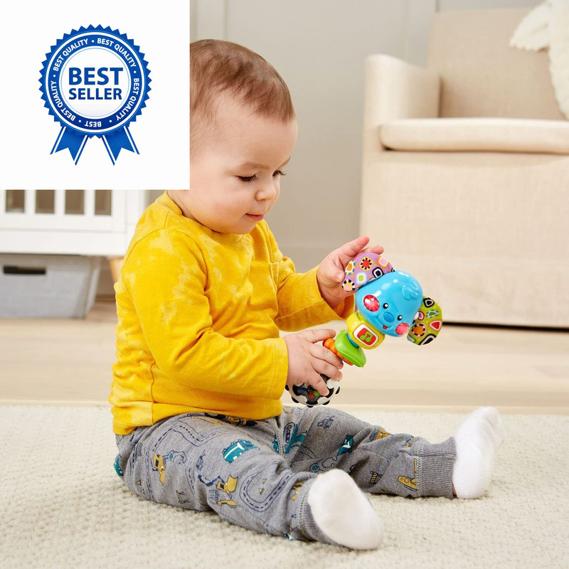 VTech Baby Rattle and Sing Puppy 5.3" x 7" x 2", Multicolor gallery