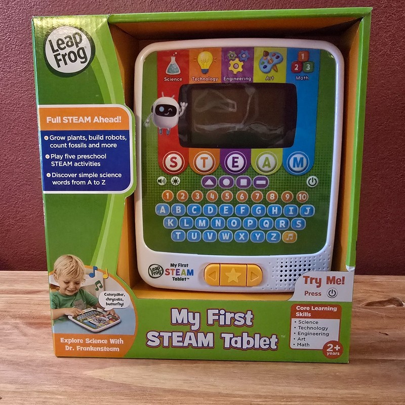 Leap Frog My First STEAM Learning Tablet Educational, Age 2+ – New / Sealed