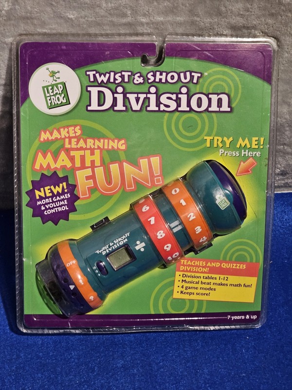 LEAP FROG TWIST & SHOUT MULTIPLICATION AGES 7-10 TALKING LEARNING TOY FUN – NEW