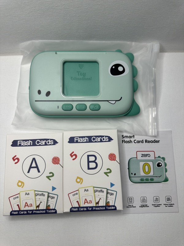 Handheld Interactive Learning Toy for Toddlers-Flashcards, ABC, Numbers Sound