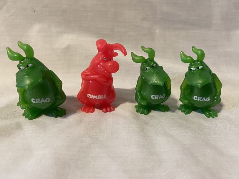 Yowie Crag And Rumble Figures from Animals with Super Powers Mini 2″