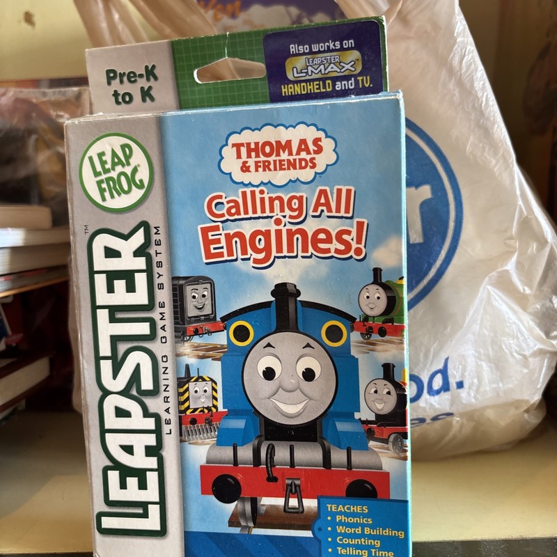 Leapfrog Leapster Thomas & Friends Calling All Engines Game New-Open Box