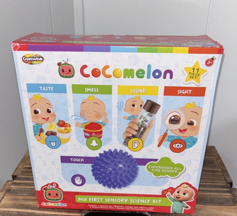 My First Sensory Science Kit – Cocomelon 3+ 11 piece set New