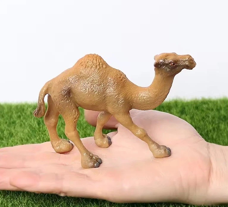 Arabian Camel Wild Animal Figure Toy PVC Doll Small Figurine Birthday Gift