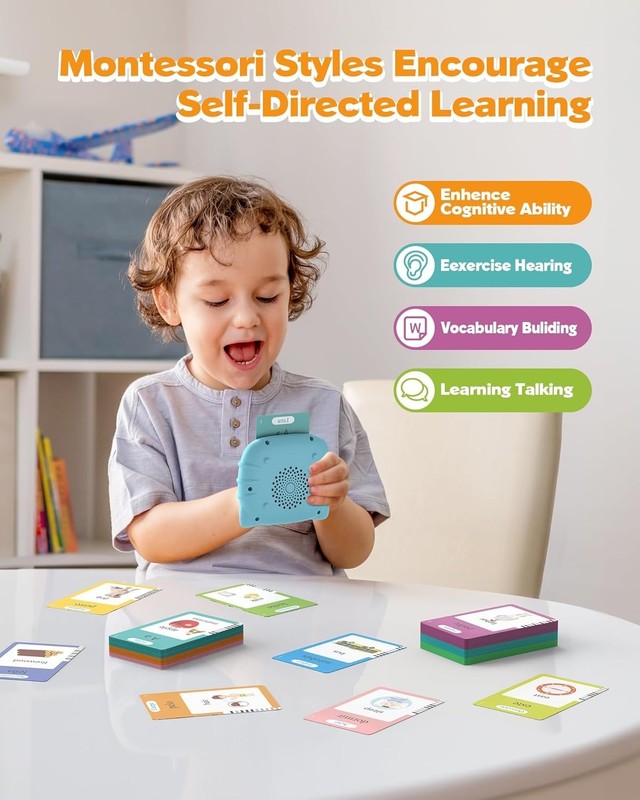 Educational Talking Flash Cards for Kids Ages 1-6 - 512 Words in 2 Languages gallery