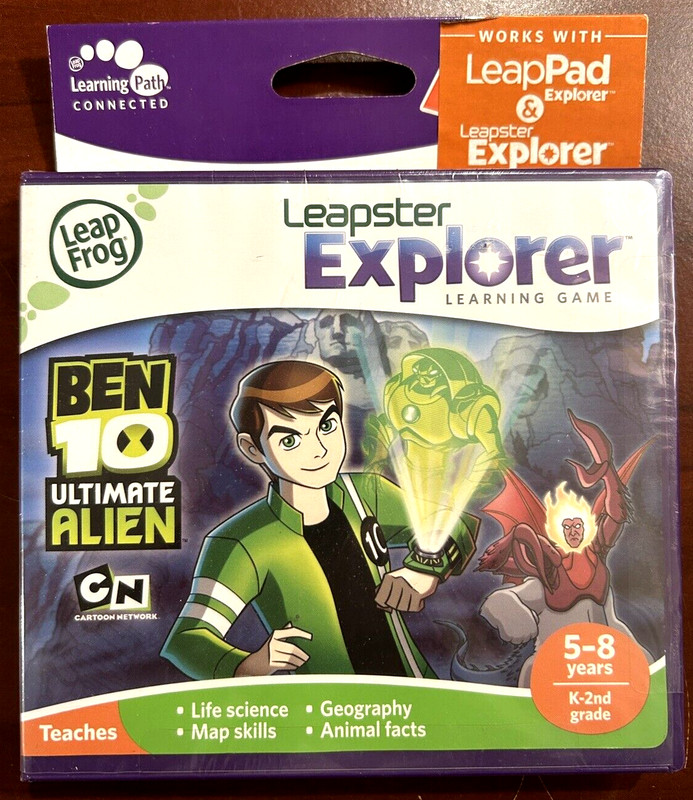 LeapFrog LeapPad Explorer: Ben 10 – Ultimate Alien, Leap Pad 1 2 3 GS XD Ult NEW
