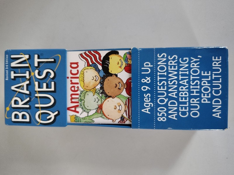 Brain Quest Flash Cards America 850 Questions and Answers Ages 9 and Up