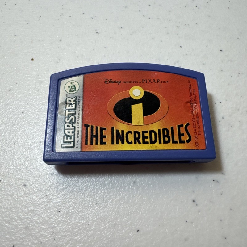 leapFrog Leapster Game Cart Disney The Incredibles Educational