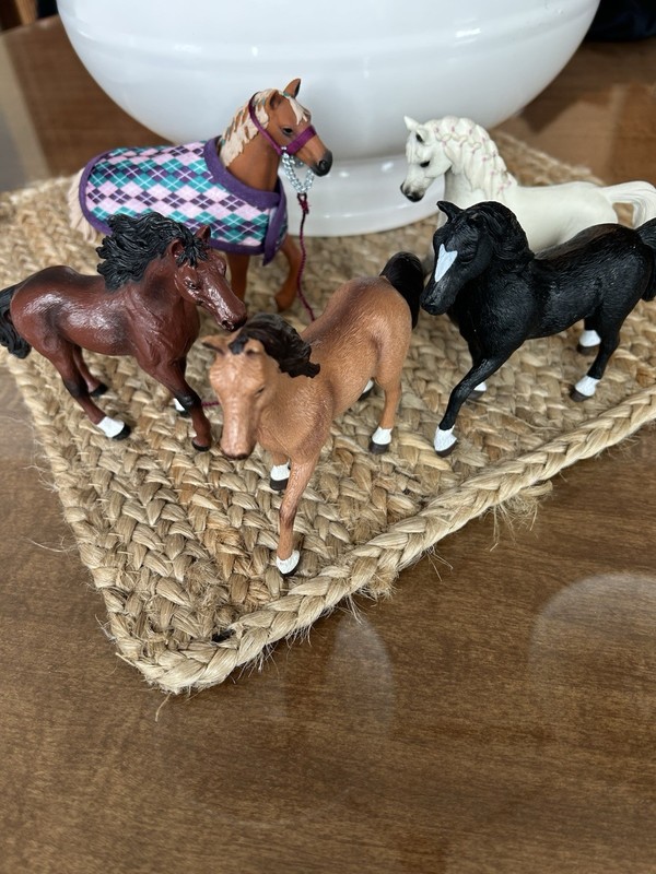 Schleich Horse Toy Figures 2 Schleich 3 Others Lot Of 5