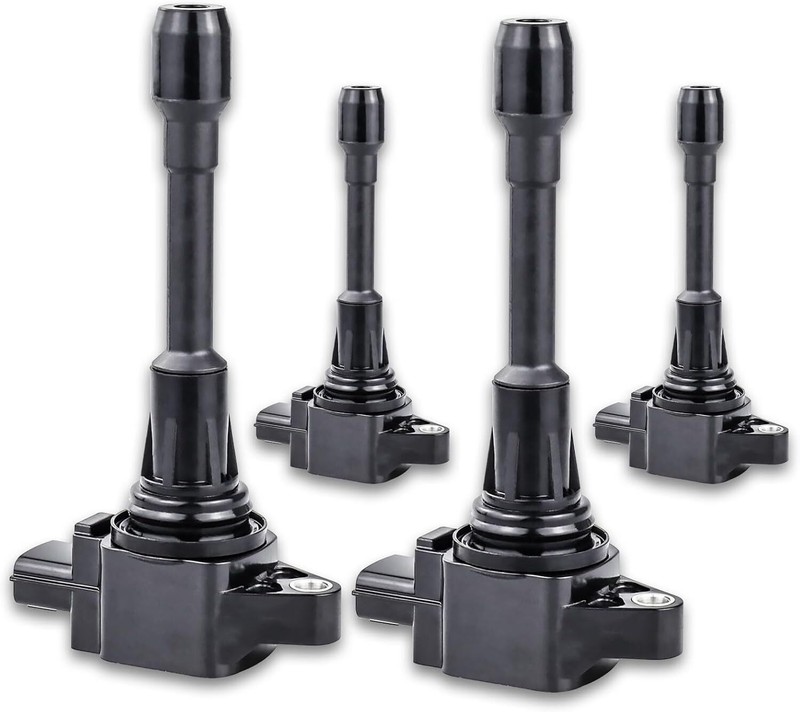 Set of 4 Ignition Coil Pack 2007 2008 2009 2010 2011 2012 Replacement for Nissan