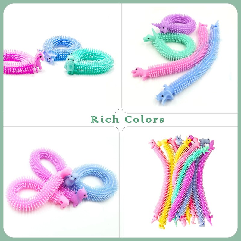 30PC Stretchy Strings Fidget Toys Animal Shaped Bulk Sensory Stress Relief Kids gallery