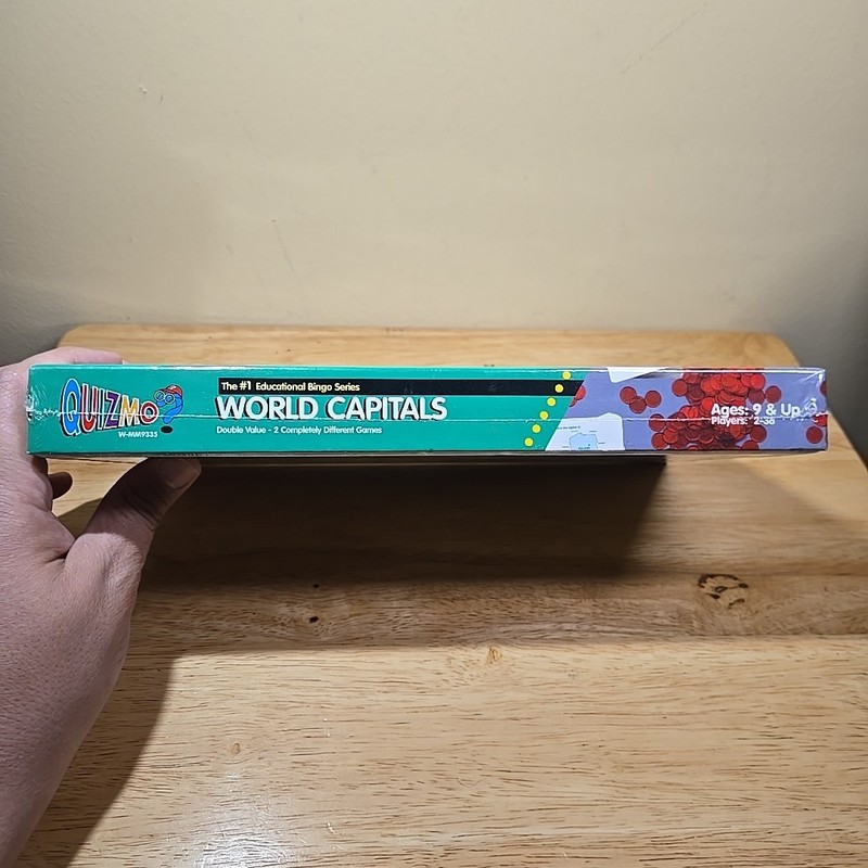 Quizmo World Capitals Educational Bingo Series New Unopened gallery