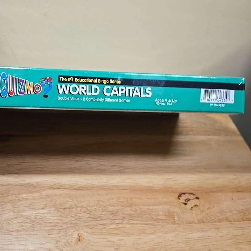 Quizmo World Capitals Educational Bingo Series New Unopened gallery