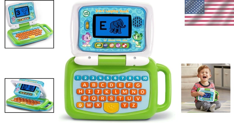 Interactive 2-in-1 LeapTop Touch in Green - Perfect Educational Toy for Toddlers gallery