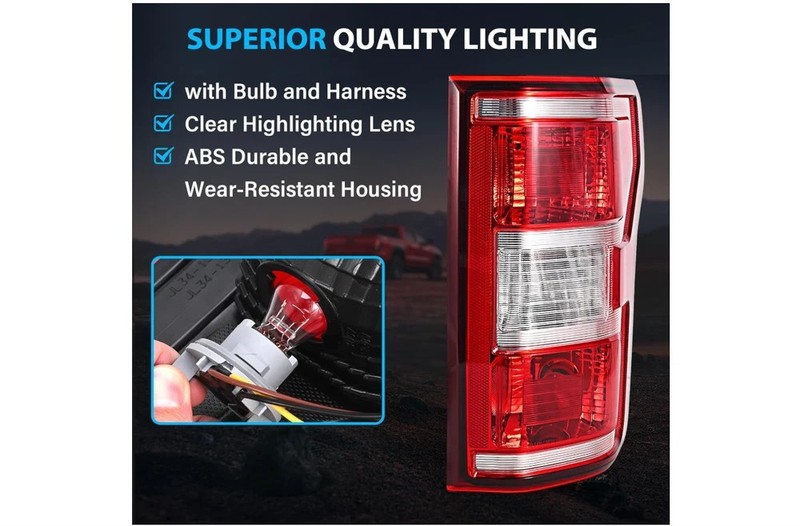 F150 Tail Lights Assembly, Compatible with 2018-2020 Ford F-150, Right Passenger gallery