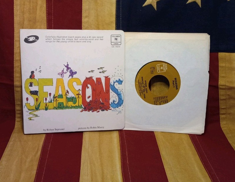 💥Vintage 1971 Children's Board Books Vinyl Record X3 Columbia Nutmeg Press gallery