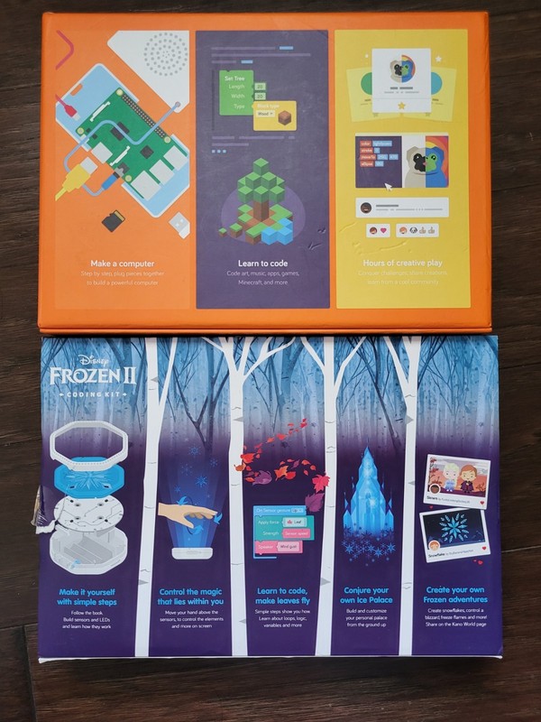 Kano Education Make a Computer Kit Disney Frozen II Coding PCB Kit Tested Works gallery