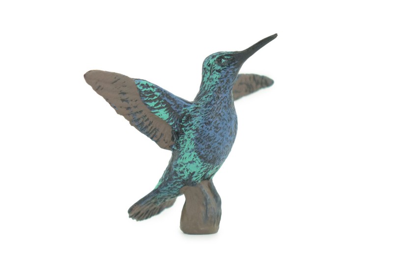 Hummingbird toy, Blue and Green, Realistic Bird Model, 2 3/4 Inches CH869 BB199